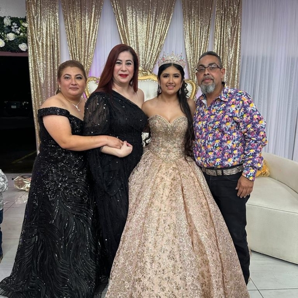 Black one shoulder split thigh sequin rain dress!! - Picture 3 of 6